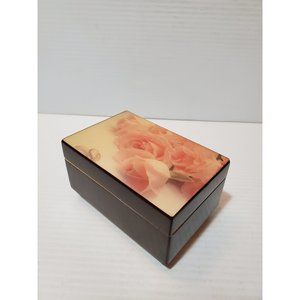 Wooden Keepsake Box, Wooden Chest, Brown Wooden Box, Small Treasure Ches…